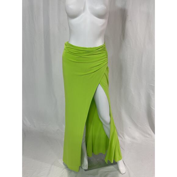 Michael Costello x Revolve 'Zendaya' Green Skirt Size S - Picture 2 of 5